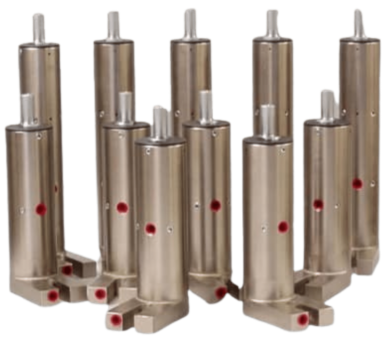 Group of weld cylinders